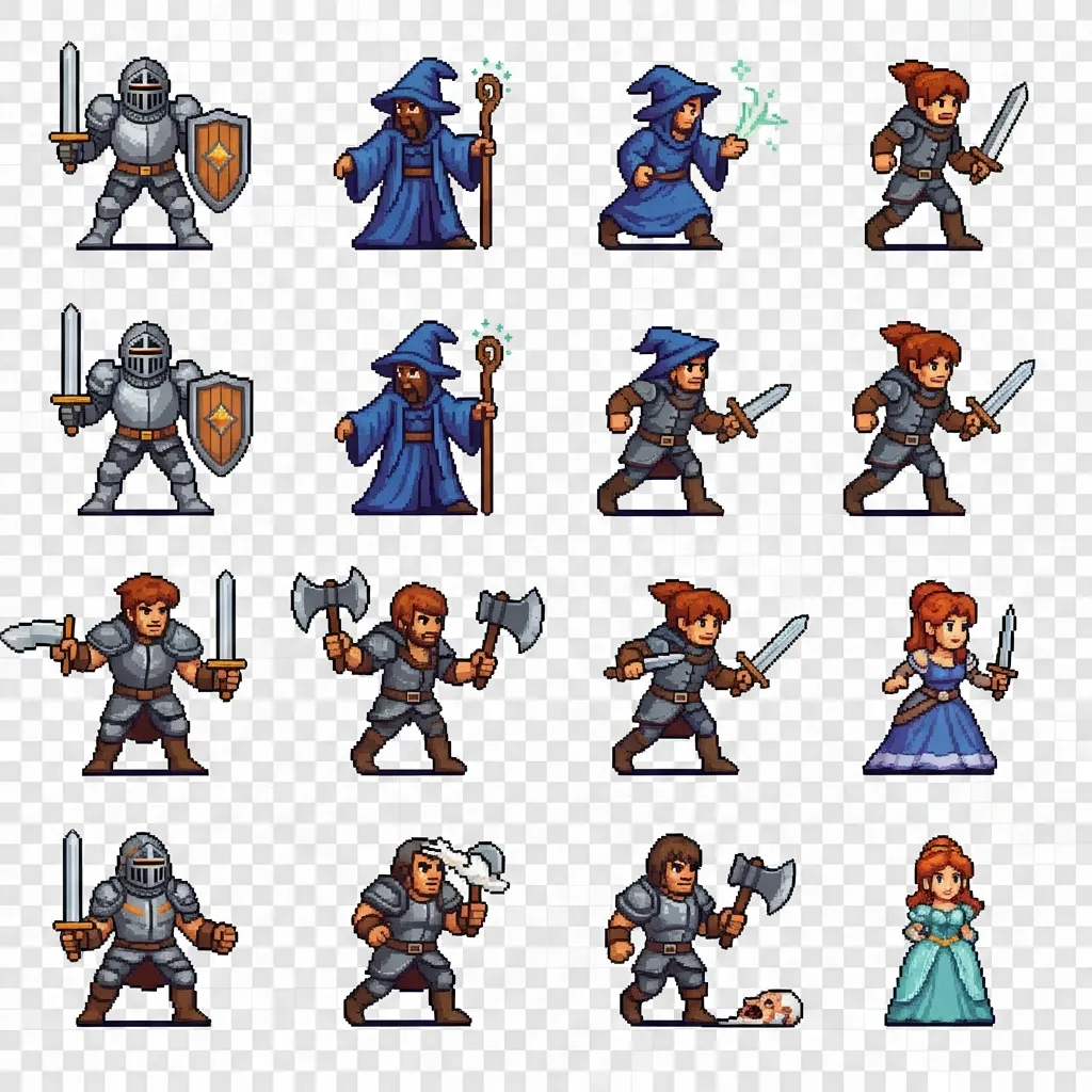 Character pixel art pack