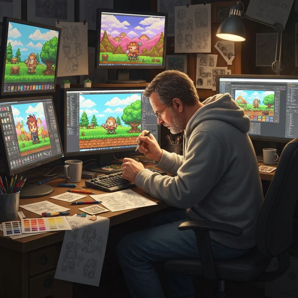 Pixel artist profile