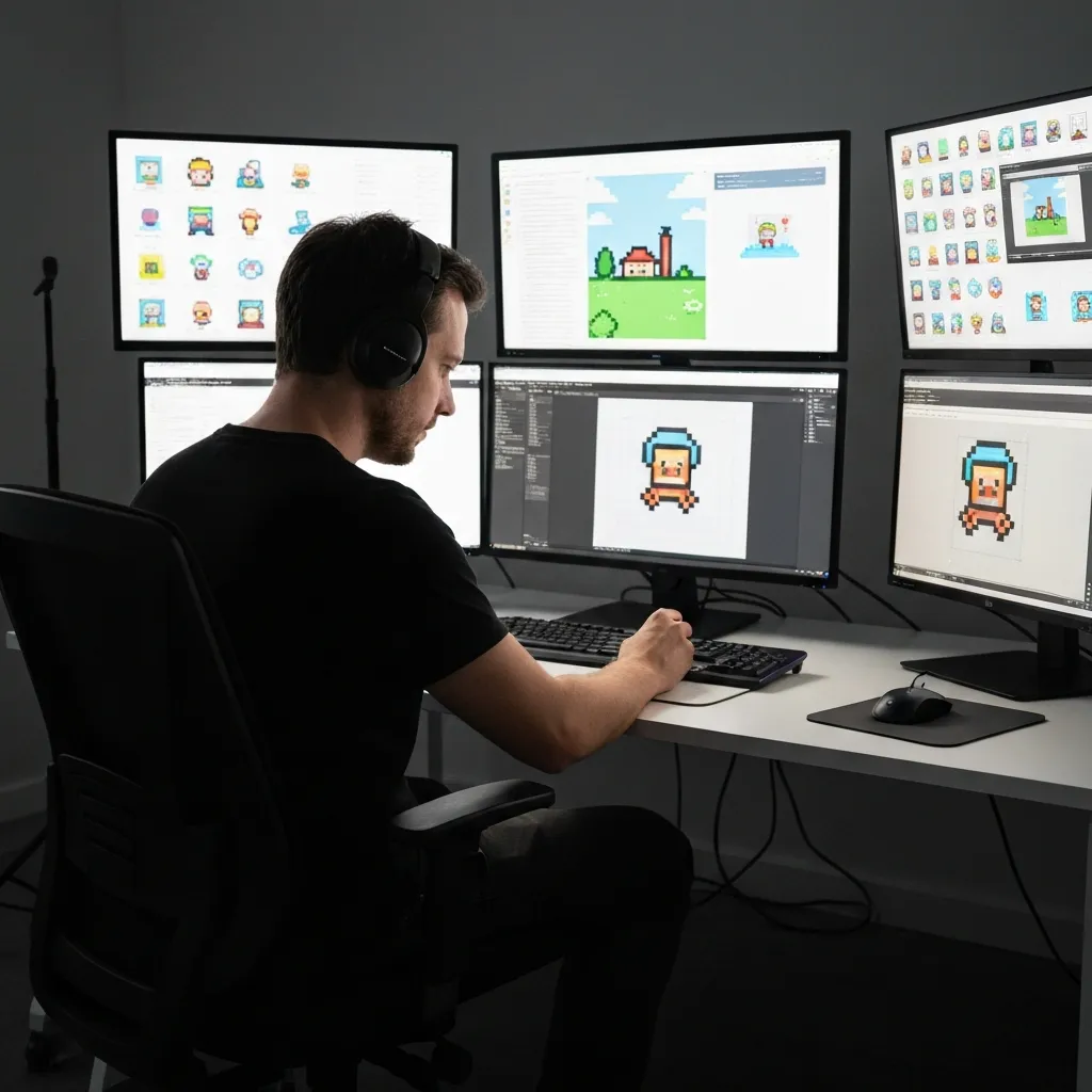 Pixel artist profile